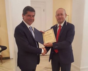 Bcci Presented The Ambassador Of Austria With An Honorary Diploma